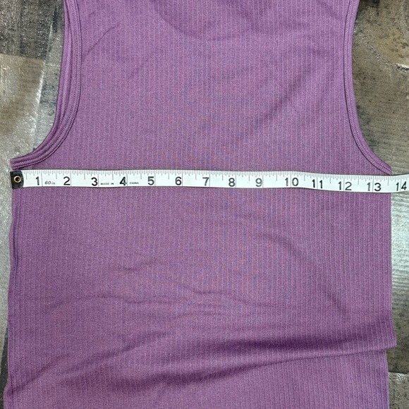 ZYIA Purple Fitted Sleeveless Tank Top - Picture 6 of 8
